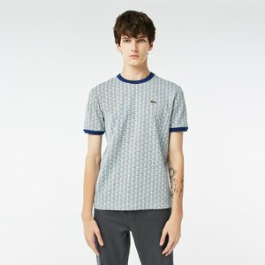Мужская футболка Lacoste Regular Fit с монограммой