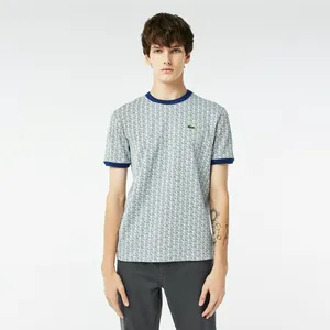 Мужская футболка Lacoste Regular Fit с монограммой, синий, арт. TH1437