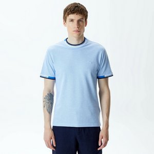 Мужская хлопковая футболка Lacoste с принтом