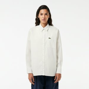 Женская хлопковая рубашка Lacoste