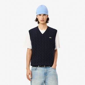 Мужской жилет Lacoste из овечьей шерсти