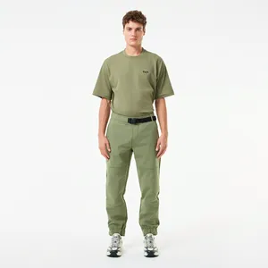 Мужские флисовые водоотталкивающие брюки Lacoste, хаки, арт. HH2521R