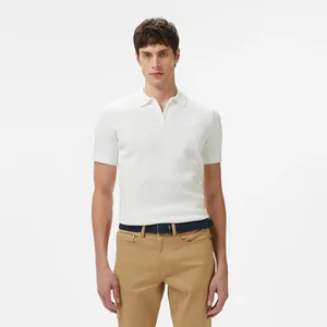 Мужское трикотажное поло Lacoste, белый, арт. AH0505