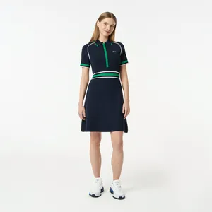 Женское платье Lacoste из вискозы, синий, арт. EF0507