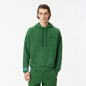 Мужская толстовка Lacoste из хлопка, зеленый, арт. SH9905