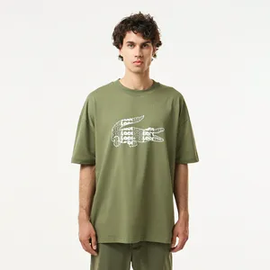 Мужская хлопковая футболка Lacoste, зеленый, арт. TH0415