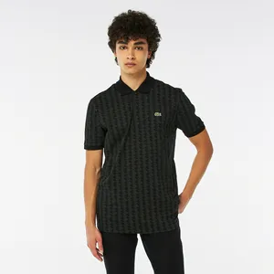 Мужское поло Lacoste Slim Fit, черный, арт. ph2410