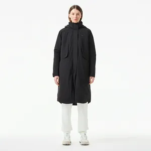 Женская парка Lacoste с капюшоном, черный, арт. bf2508r