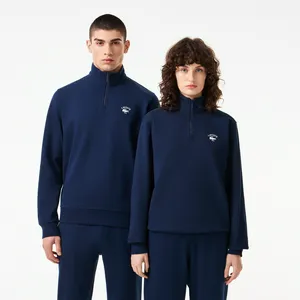 Свитшот Lacoste Unisex с застежкой-молнией с высоким воротом, синий, арт. SH2735R
