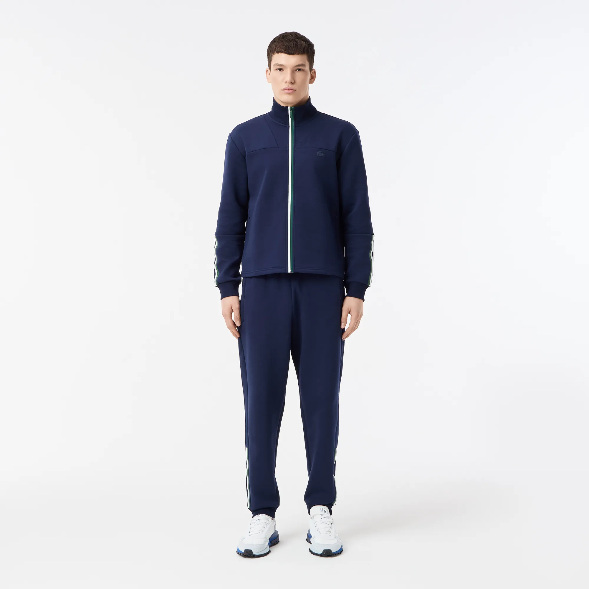 Мужские спортивные брюки Lacoste из эластичного хлопка, синий, арт. xh0503