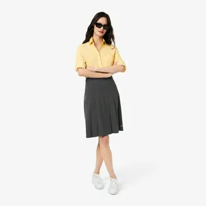 Длинная юбка Lacoste Pleated Fit, серый, арт. JF5358