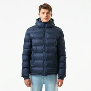 Мужская куртка Lacoste Hooded Quilted, синий, арт. BH7460R
