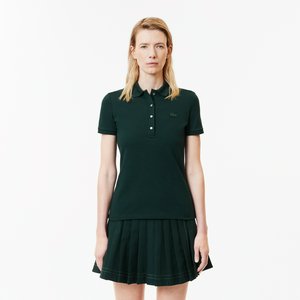 Женское поло Lacoste Slim Fit из эластичного хлопка