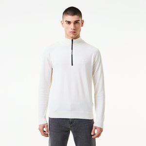 Мужской свитер Lacoste из смеси шерсти и хлопка