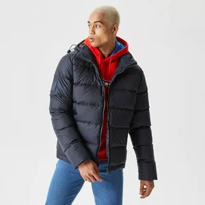 Мужская утеплённая куртка Lacoste с капюшоном, синий, арт. BH2347