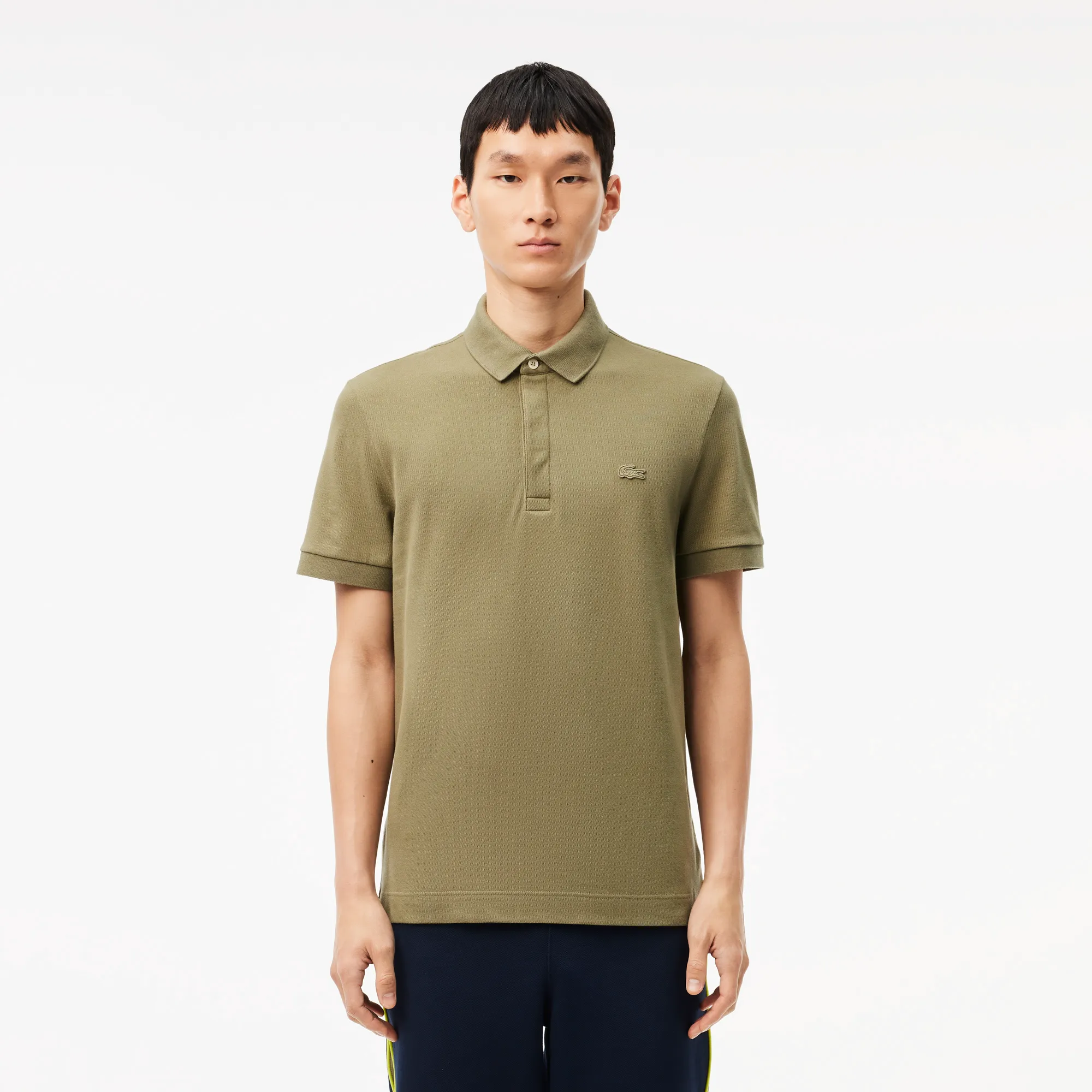 Мужское поло Lacoste PARIS Regular Fit, хаки, арт. ph5522