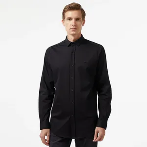 Мужская рубашка Lacoste Slim Fit, черный, арт. CH2422