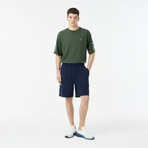 Мужские шорты Lacoste из эластичного хлопка, синий, арт. GH0512