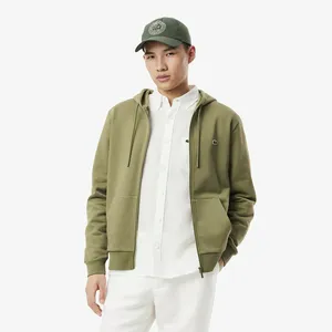 Мужская толстовка Lacoste из органического хлопка, хаки, арт. SH9809