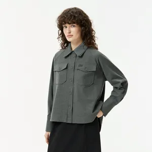 Женская рубашка Lacoste, серый, арт. CF2604