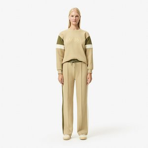 Женские хлопковые спортивные брюки Lacoste