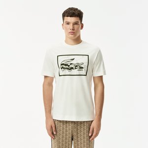 Мужская хлопковая футболка Lacoste REGULAR FIT