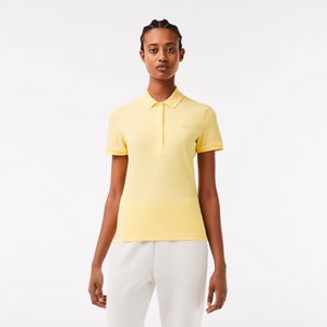 Женское поло Lacoste Slim Fit из эластичного хлопка