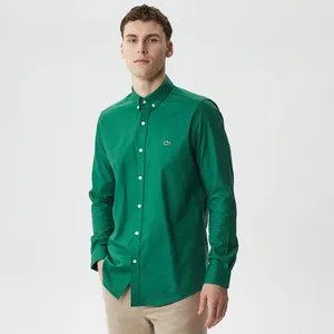 Мужская рубашка Lacoste Slim Fit, зеленый, арт. CH0342