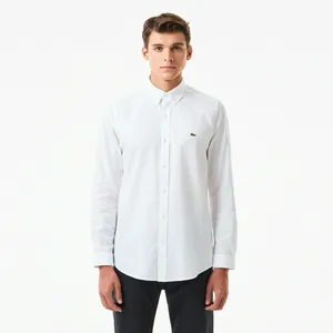 Мужская рубашка Lacoste Slim Fit, белый, арт. CH0342