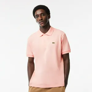 Мужское поло Lacoste Classic Fit, розовый, арт. L1212
