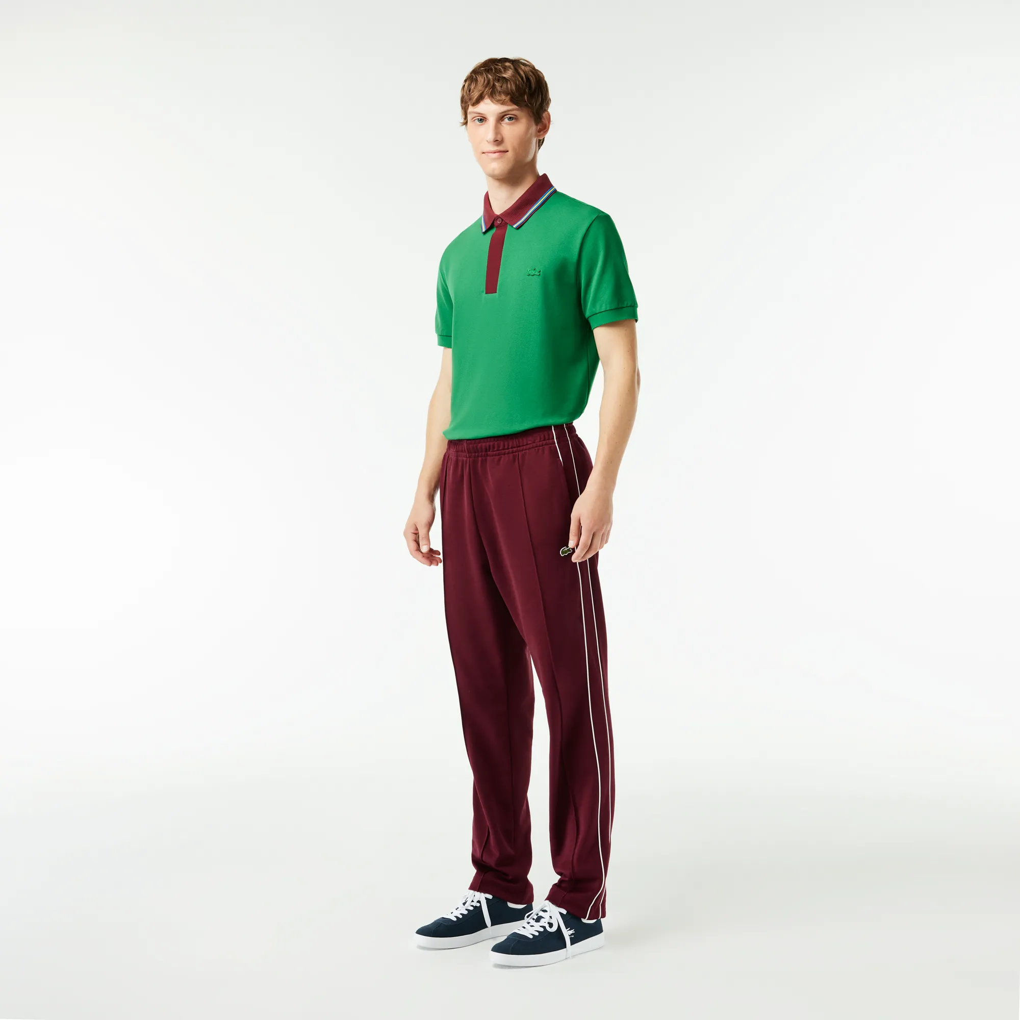 Мужские спортивные брюки Lacoste, бордовый, арт. xh1412