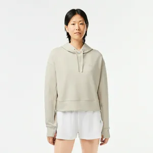 Женская толстовка Lacoste Loose Fit с капюшоном, серый, арт. SF0281