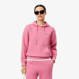 Женская толстовка Lacoste с капюшоном, розовый, арт. 8640