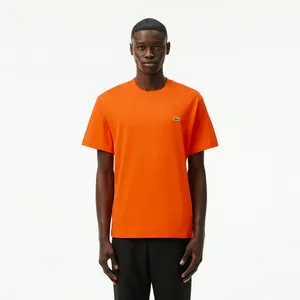 Мужская хлопковая футболка Lacoste, оранжевый, арт. TH7318