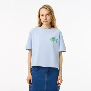 Женская футболка Lacoste, голубой, арт. TF0409