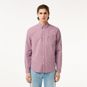 Мужская рубашка Lacoste Regular Fit в клетку