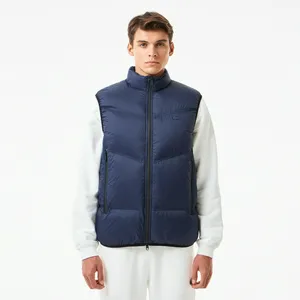 Мужской классический жилет Lacoste на молнии, синий, арт. BH2508