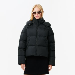 Женская короткая куртка Lacoste с капюшоном
