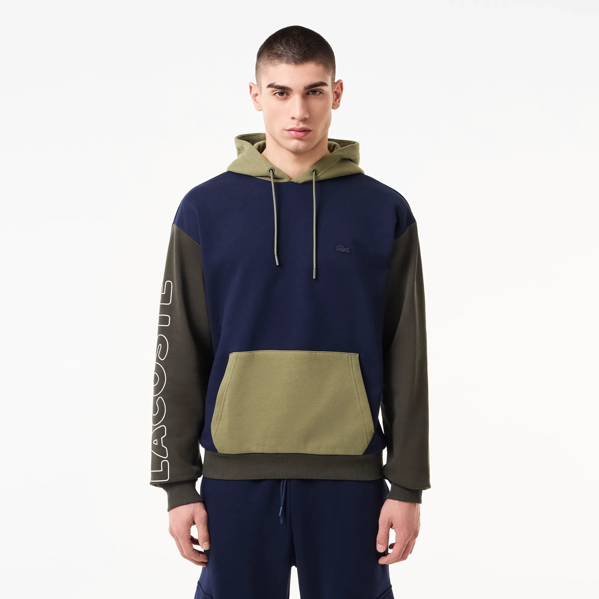 Мужская толстовка Lacoste с капюшоном, разноцветный, арт. sh2514