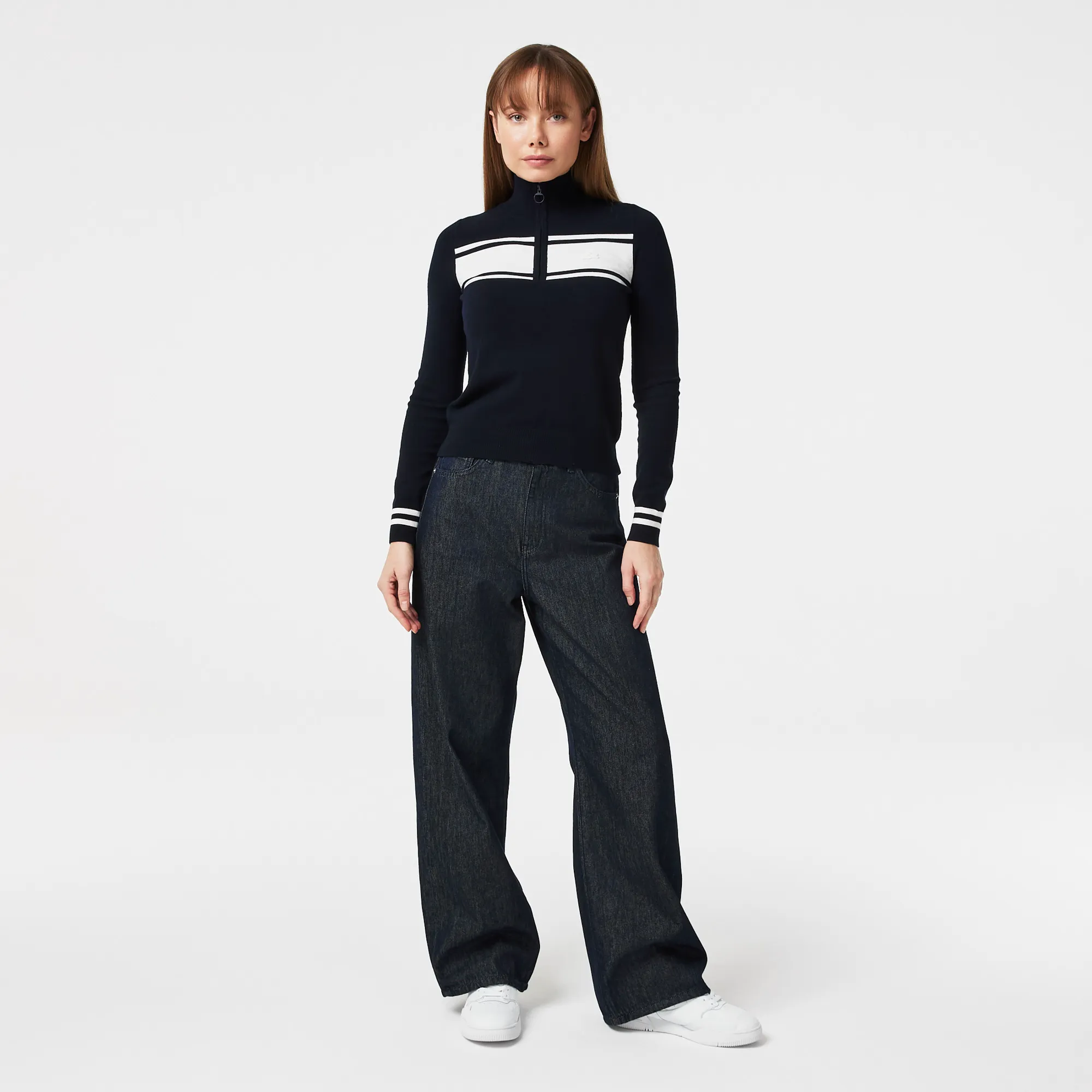 Женские джинсы Lacoste Loose Fit, синий, арт. hf0310