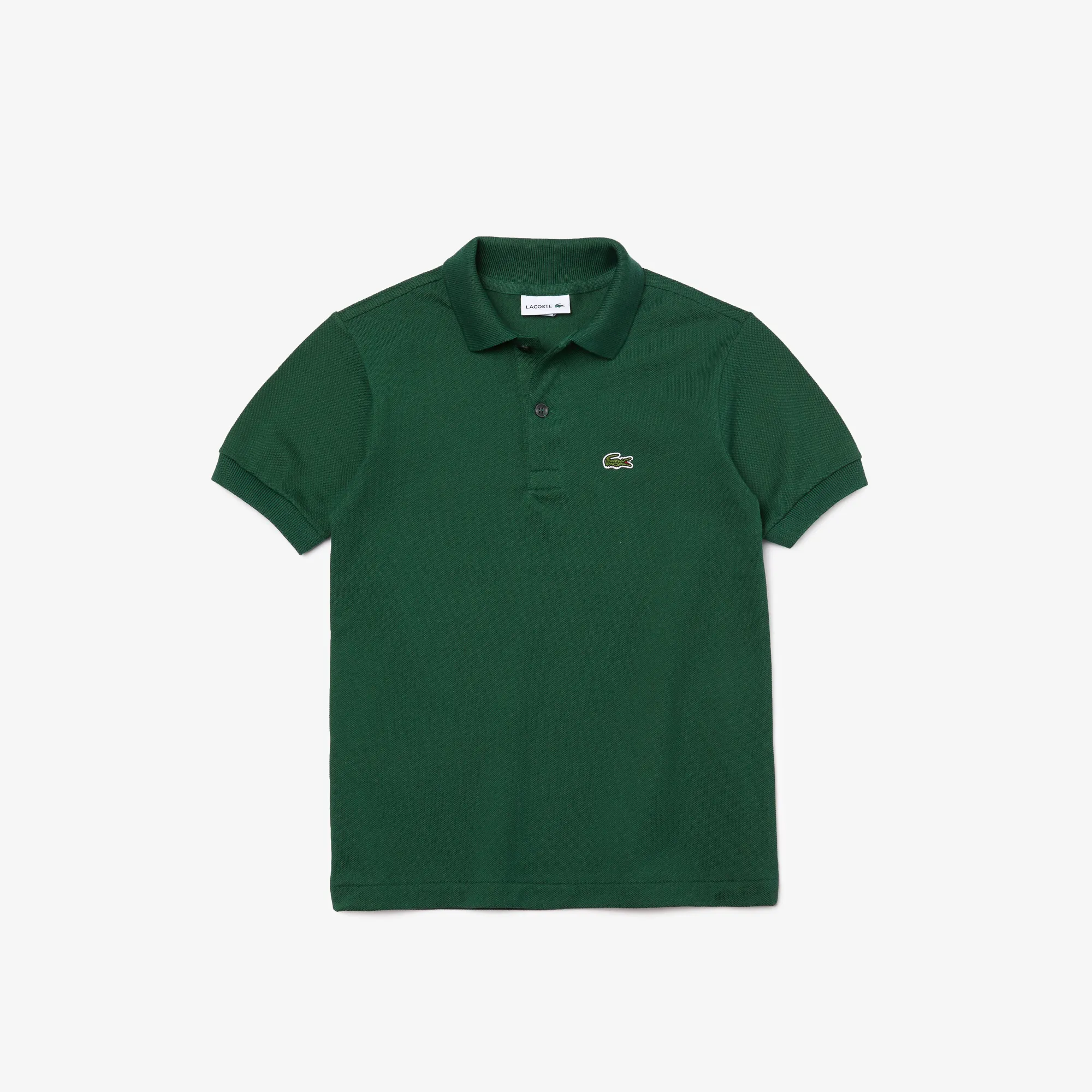 Детское поло Lacoste из хлопка Pique, зеленый, арт. pj2909
