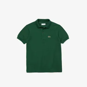 Детское поло Lacoste из хлопка Pique, зеленый, арт. pj2909