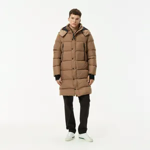 Мужская утеплённая куртка-парка Lacoste L!VE, коричневый, арт. bh2312