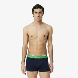 Мужское нижнее бельё Lacoste из хлопка, синий, арт. 5h1297