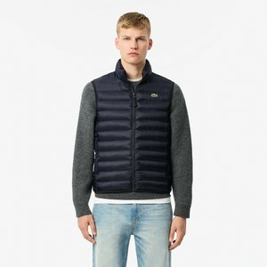 Мужской стёганный жилет Lacoste с высоким воротом