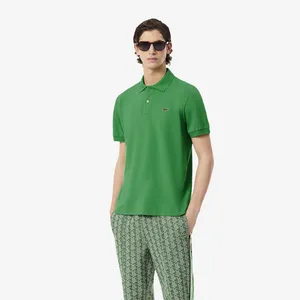 Мужское поло Lacoste из эластичного органического хлопка, зеленый, арт. PH9851