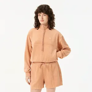 Женская толстовка Lacoste без капюшона, розовый, арт. SF0505