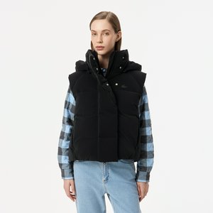 Женский короткий пуховик Lacoste с длинным рукавом
