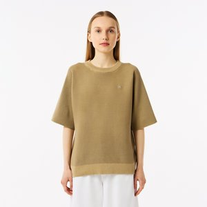 Вязаная футболка Oversize с коротким рукавом