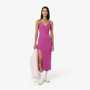 Длинное бесшовное платье Lacoste